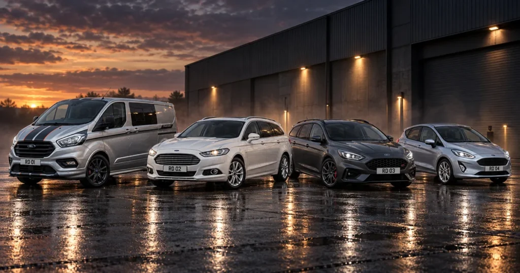 Ford Vehicle Remapping - 4 Ford Vehicles in a row